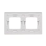 Simon 54 Nature WMDZ-0120xS-068 Ramka 2-krotna Nature-Szkło, CZARNA PERŁA, IP20/IP44 (IP44-należy zastosować uszczelkę ramki DUN2)