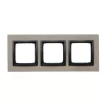 Simon 54 Nature WMDZ-0130xS-098 Ramka 3-krotna Nature-Beton, CZARNY CHARAKTER, IP20/IP44 (IP44-należy zastosować uszczelkę ramki DUN3)