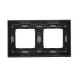 Simon 54 Nature WMDZ-0120xS-098 Ramka 2-krotna Nature-Beton, CZARNY CHARAKTER, IP20/IP44 (IP44-należy zastosować uszczelkę ramki DUN2)