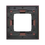 Simon 54 Nature WMDZ-0110xS-087 Ramka 1-krotna Nature-Drewno, CZARNY ORZECH, IP20/IP44 (IP44-należy zastosować uszczelkę ramki DUN1)