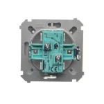 Simon Basic WMUL-0602xx-4011 Łącznik schodowy podwójny (moduł) 10AX, 250V~, zaciski śrubowe; srebrny mat