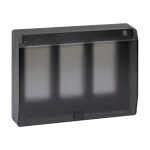 Simon Connect TSC-51040103-038 Ramka obudowy S500 z pokrywą 3-modułowa, 6x K45; szary grafit