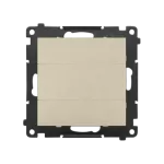 Simon 55 WMDZ-711X11-144 Zaślepka ramki (moduł). Mocowanie za pomocą łapek lub wkrętów; Szampański mat