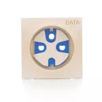 Simon 54 WMDW-P01111-041 Pokrywa + klucz do gniazda DATA; kremowy