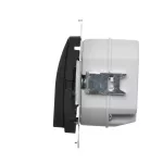 Simon 54 WMDO-SBxxx1-049 Oprawa oświetleniowa LED, 230 V AC, 1.1 W, białe neutralne 4000K; czarny