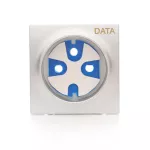 Simon 54 WMDW-P01111-043 Pokrywa + klucz do gniazda DATA; srebrny mat