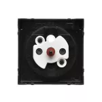 Simon 54 WMDW-P3121x-049 Pokrywa gniazda do wersji IP44 z przesłonami, klapka transparentna; czarny Wymagana uszczelka IP44 do ramki