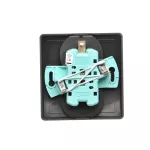 Simon Basic WMBW-102101-Y011 Gniazdo wtyczkowe z uziemieniem podwójne, z funkcją niezmienności faz, 16A, 250V~, zaciski śrubowe. Kompletne - nie do ramek; czarny