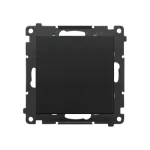 Simon 55 WMDZ-711X11-149 Zaślepka ramki (moduł). Mocowanie za pomocą łapek lub wkrętów; Czarny mat
