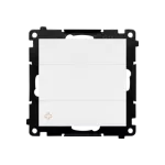 Simon 55 WMDZ-711X11-AB111 Zaślepka ramki (moduł); Antybakteryjny biały