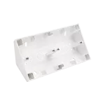 Simon 55 WMTP-NR2xxxxx-114 Puszka natynkowa narożna 2-krotna do ramek LINE/DUO; Jasnoszary mat