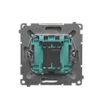 Simon Basic WMUL-010x2x-4011 Łącznik jednobiegunowy (moduł) 16AX, 250V~, zaciski śrubowe; srebrny mat