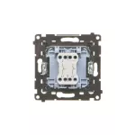 Simon 55 WMDL-0P1xx3-116 Przycisk podwójny zwierny bez piktogramu (moduł) 10 AX, 250 V~, szybkozłącza; Grafitowy mat