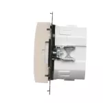 Simon 54 WMDR-17xxx1-041 Termostat programowalny z wyświetlaczem z wew/zewn czujnikiem temperatury, bez sondy (moduł) 16(2) A, 230V~; kremowy