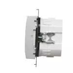 Simon 54 WMDR-17xxx1-043 Termostat programowalny z wyświetlaczem z wew/zewn czujnikiem temperatury, bez sondy (moduł) 16(2) A, 230V~; srebrny mat