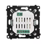 Simon 54 WMDR-17xxx1-043 Termostat programowalny z wyświetlaczem z wew/zewn czujnikiem temperatury, bez sondy (moduł) 16(2) A, 230V~; srebrny mat