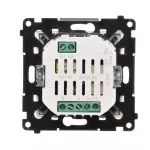 Simon 54 WMDR-17xxx1-044 Termostat programowalny z wyświetlaczem z wew/zewn czujnikiem temperatury, bez sondy (moduł) 16(2) A, 230V~; złoty mat