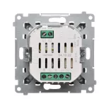 Simon 54 WMDR-17xxx1-046 Termostat programowalny z wyświetlaczem z wew/zewn czujnikiem temperatury, bez sondy (moduł) 16(2) A, 230V~; brąz mat