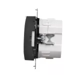 Simon 54 WMDR-17xxx1-048 Termostat programowalny z wyświetlaczem z wew/zewn czujnikiem temperatury, bez sondy (moduł) 16(2) A, 230V~; antracyt