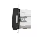 Simon 54 WMDR-17xxx1-049 Termostat programowalny z wyświetlaczem z wew/zewn czujnikiem temperatury, bez sondy (moduł) 16(2) A, 230V~; czarny