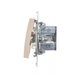 Simon 54 WMDL-010x2x-041 Łącznik jednobiegunowy (moduł) 16AX, 250V~, zaciski śrubowe; kremowy