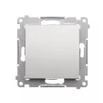 Simon 54 WMDL-010x2x-043 Łącznik jednobiegunowy (moduł) 16AX, 250V~, zaciski śrubowe; srebrny mat