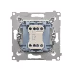 Simon 54 WMDL-011xxx-044 Łącznik jednobiegunowy z podświetleniem LED (moduł) 10AX, 250V~, szybkozłącza; złoty mat