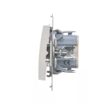 Simon 54 WMDL-011xx1-011 Łącznik jednobiegunowy z sygnalizacją załączenia LED (moduł) 10AX, 250V~, szybkozłącza; biały