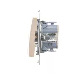 Simon 54 WMDL-050xxx-041 Łącznik świecznikowy (moduł) 10AX, 250V~, szybkozłącza; kremowy