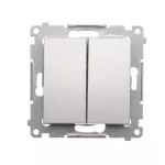 Simon 54 WMDL-050xxx-043 Łącznik świecznikowy (moduł) 10AX, 250V~, szybkozłącza; srebrny mat