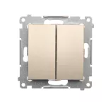 Simon 54 WMDL-050xxx-044 Łącznik świecznikowy (moduł) 10AX, 250V~, szybkozłącza; złoty mat