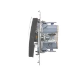 Simon 54 WMDL-050xxx-048 Łącznik świecznikowy (moduł) 10AX, 250V~, szybkozłącza; antracyt