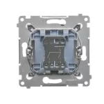 Simon 54 WMDL-050x2x-043 Łącznik świecznikowy (moduł) 16AX, 250V~, zaciski śrubowe; srebrny mat