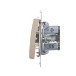 Simon 54 WMDL-050x2x-044 Łącznik świecznikowy (moduł) 16AX, 250V~, zaciski śrubowe; złoty mat