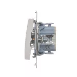 Simon 54 WMDL-060xxx-011 Łącznik schodowy (moduł) 10AX, 250V~, szybkozłącza; biały