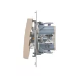 Simon 54 WMDL-060xxx-041 Łącznik schodowy (moduł) 10AX, 250V~, szybkozłącza; kremowy