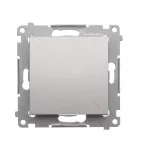 Simon 54 WMDL-060xxx-043 Łącznik schodowy (moduł) 10AX, 250V~, szybkozłącza; srebrny mat