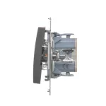 Simon 54 WMDL-060xxx-048 Łącznik schodowy (moduł) 10AX, 250V~, szybkozłącza; antracyt