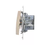 Simon 54 WMDL-060x2x-041 Łącznik schodowy (moduł) 16AX, 250V~, zaciski śrubowe; kremowy