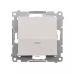 Simon 54 WMDL-061xxx-011 Łącznik schodowy z podświetleniem LED (moduł) 10AX, 250V~, szybkozłącza; biały