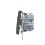 Simon 54 WMDL-061xxx-048 Łącznik schodowy z podświetleniem LED (moduł) 10AX, 250V~, szybkozłącza; antracyt