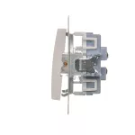 Simon 54 WMDL-0602xx-011 Łącznik schodowy podwójny (moduł) 10AX, 250V~, zaciski śrubowe; biały