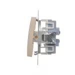 Simon 54 WMDL-0602xx-044 Łącznik schodowy podwójny (moduł) 10AX, 250V~, zaciski śrubowe; złoty mat