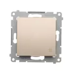 Simon 54 WMDL-070xxx-044 Łącznik krzyżowy (moduł) 10AX, 250V~, szybkozłącza; złoty mat