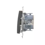 Simon 54 WMDL-071xxx-048 Łącznik krzyżowy z podświetleniem LED (moduł) 10AX, 250V~, szybkozłącza; antracyt