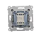 Simon 54 WMDL-071xxx-048 Łącznik krzyżowy z podświetleniem LED (moduł) 10AX, 250V~, szybkozłącza; antracyt