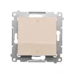 Simon 54 WMDL-020xxx-041 Łącznik dwubiegunowy (moduł) 10AX, 250V~, szybkozłącza; kremowy