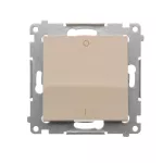 Simon 54 WMDL-020x2x-041 Łącznik dwubiegunowy (moduł) 16AX, 250V~, zaciski śrubowe; kremowy