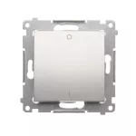 Simon 54 WMDL-020x2x-043 Łącznik dwubiegunowy (moduł) 16AX, 250V~, zaciski śrubowe; srebrny mat