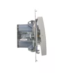 Simon 54 WMDL-020x2x-043 Łącznik dwubiegunowy (moduł) 16AX, 250V~, zaciski śrubowe; srebrny mat